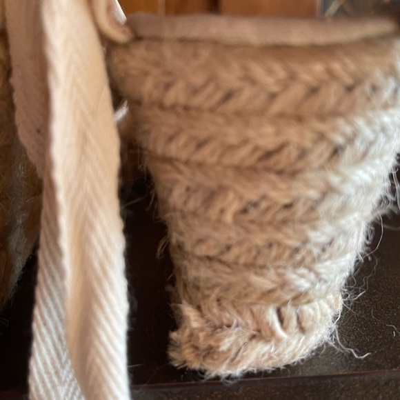 London Rebel Espadrille Wedges in Ecru - Picture 7 of 7